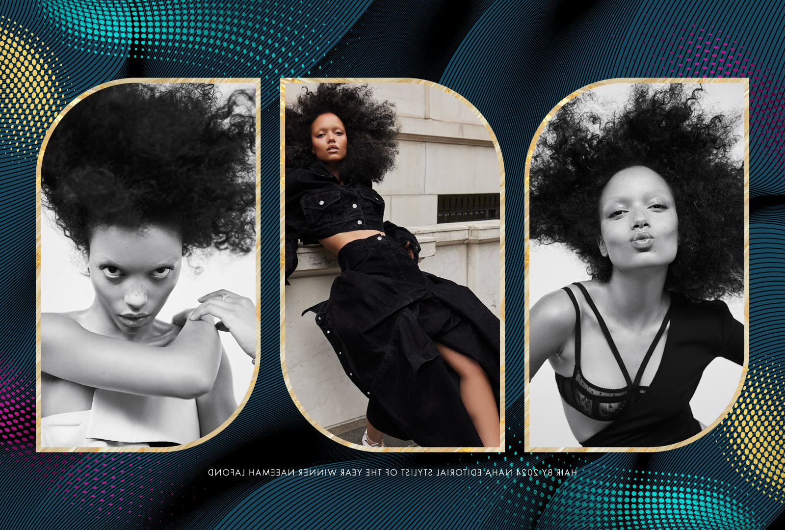 Image of Naeemah LaFond's NAHA 2024 Winning Editorial Stylist of the Year Collection